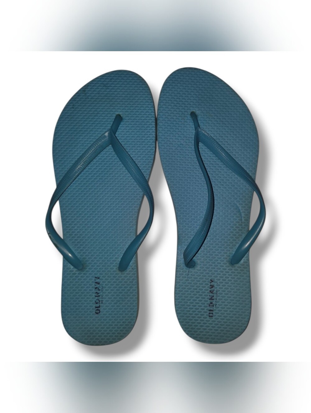 Old Navy Women's Teal Blue Flip Flop Sandals